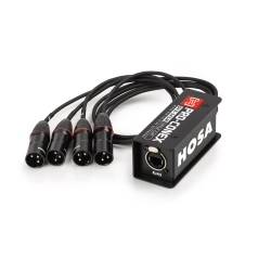 Hosa Conex Little Cat Breakout Snake RJ45 to 4xXLR Ma