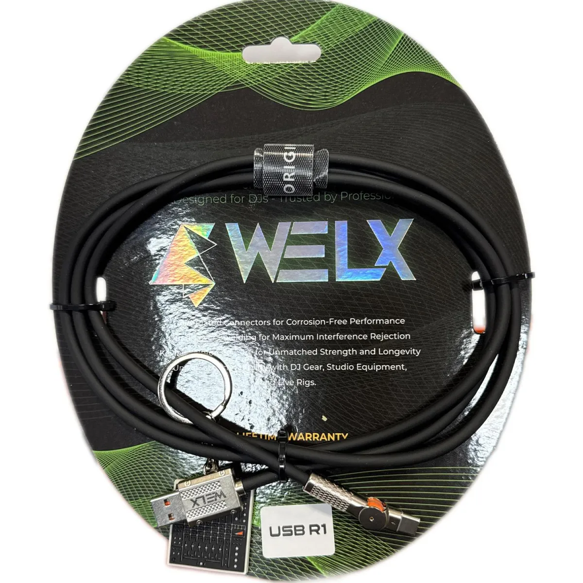 Welx USB-A Ma > USB-C Ma Rotative 1.5m