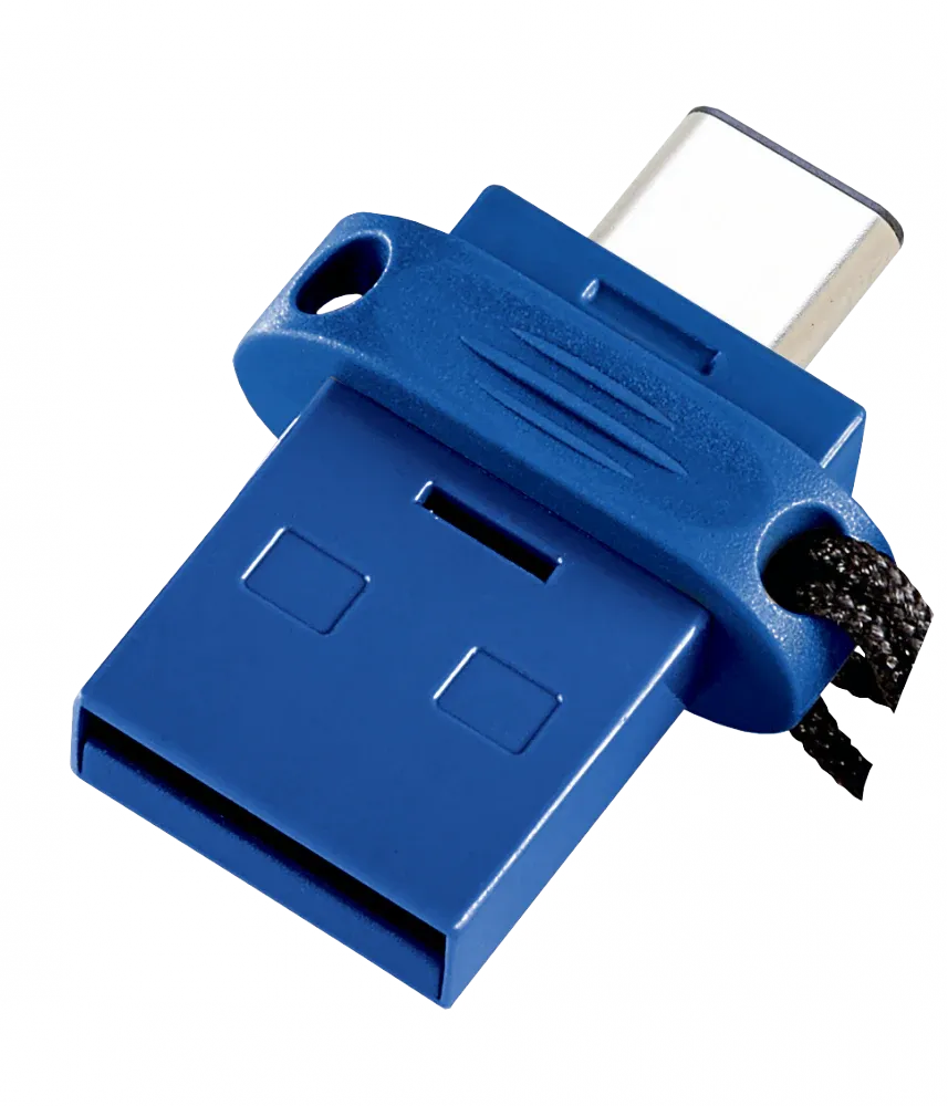Verbatim Dual USB 64GB USB 3.0 USB-C Blue