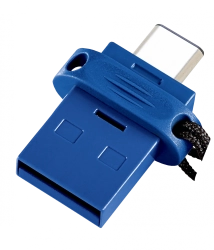 Verbatim Dual USB 64GB USB 3.0 USB-C Blue