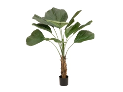 Europalms Ruffled Fan Palm Artificial 140cm