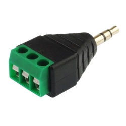 Goobay 3.5mm Ma ST > 3-pin Terminal Block
