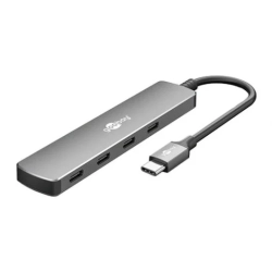 Goobay USB Hub USB-C Plug 4xUSB-C Fe USB3.2 PnP 8K