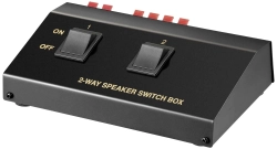 Goobay Speaker Selector Spring Clamp x4 8Ohm