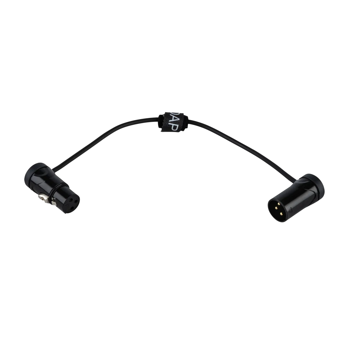 DAP Audio DMX Cable XLR Ma 3-pin > XLR Fe 3-pin 30cm