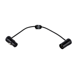 DAP Audio DMX Cable XLR Ma 3-pin > XLR Fe 3-pin 30cm