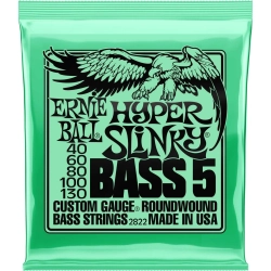 Ernie Ball 2822 5-String Bass Hyper Slinky Nickel