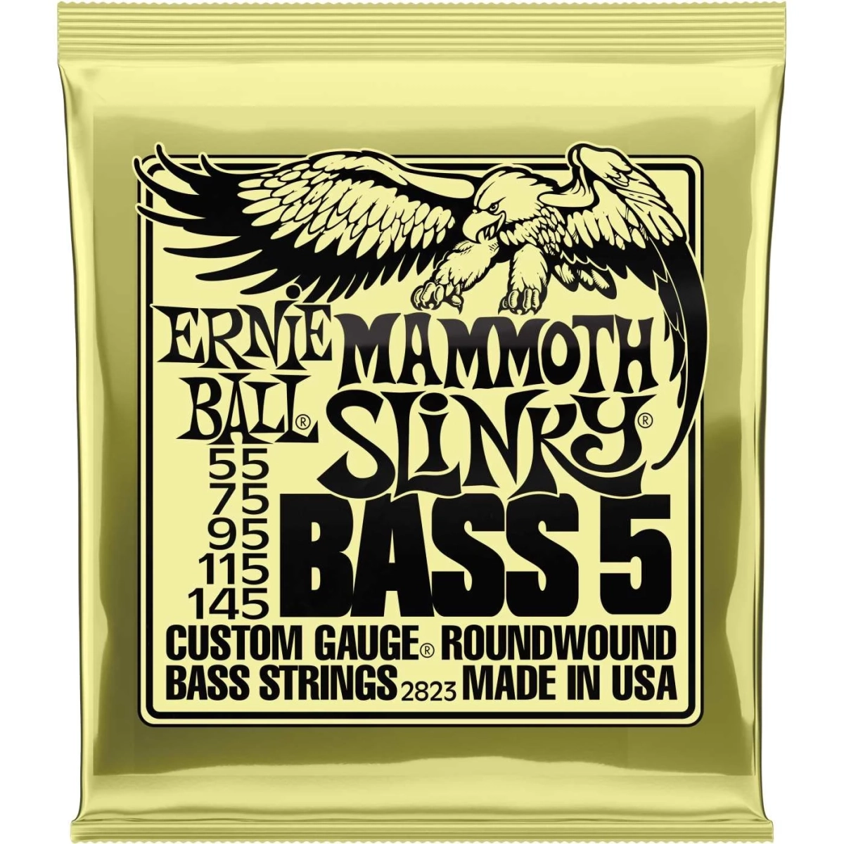 Ernie Ball 2823 5-String Bass Mammoth Slinky Nickel