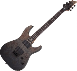 Schecter C-1 Standard Black Fade Burst BURL BFBB