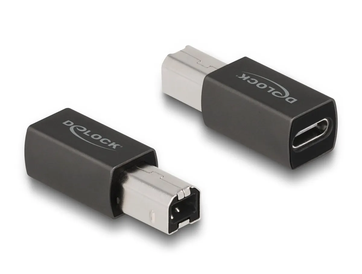 Delock USB 2.0 Adapter Type-C Fe To Type-B Ma