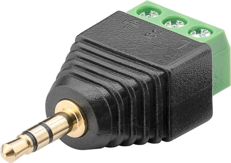 Goobay Terminal Block 3-pin > 3.5mm Ma 3-pin ST