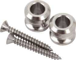 Fender Security Locking Strap Buttons Nickel 2-pack