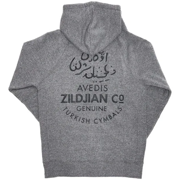 Zildjian Gray Zip-Up Hoodie Medium
