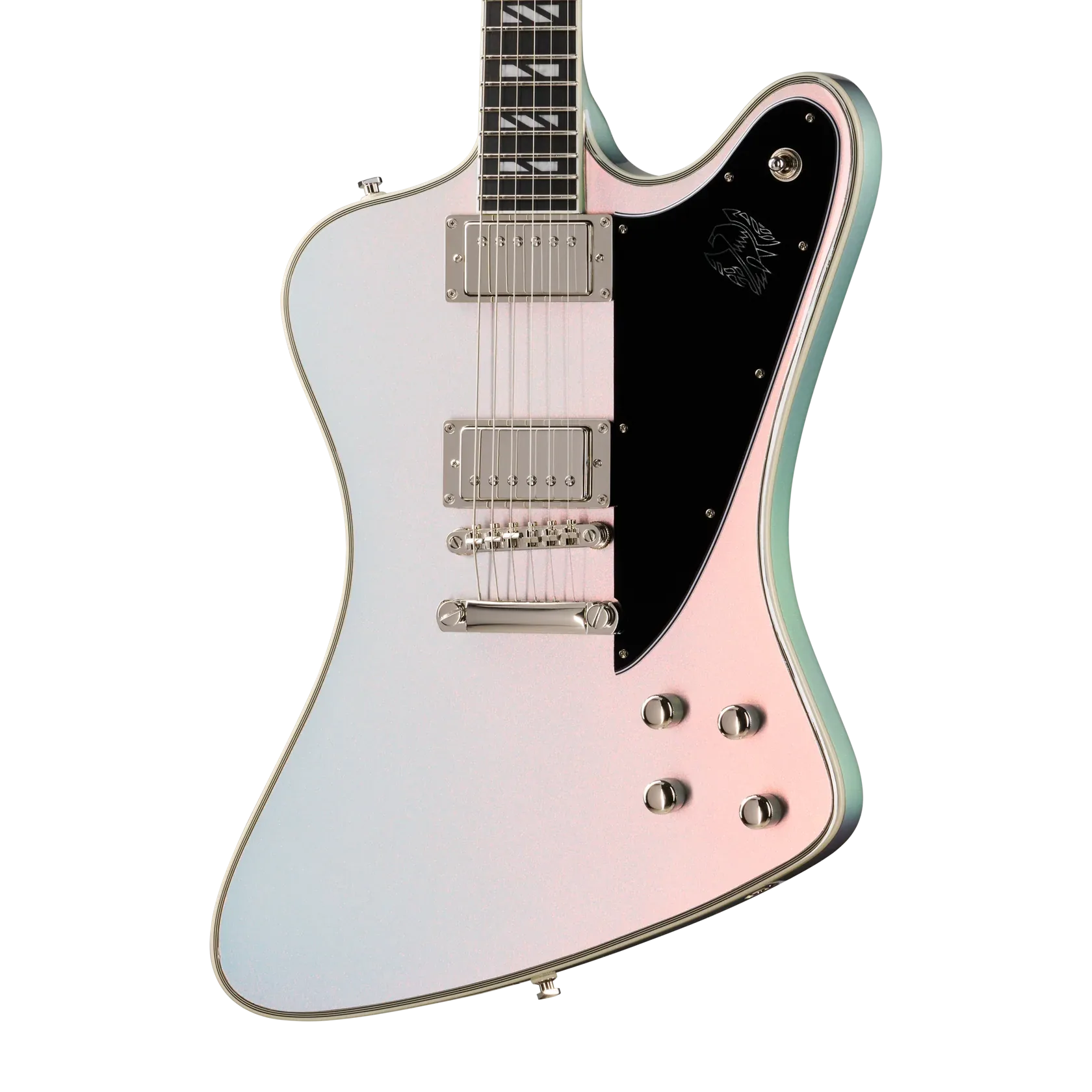 Epiphone Futura Firebird Custom Quicksilver Shift