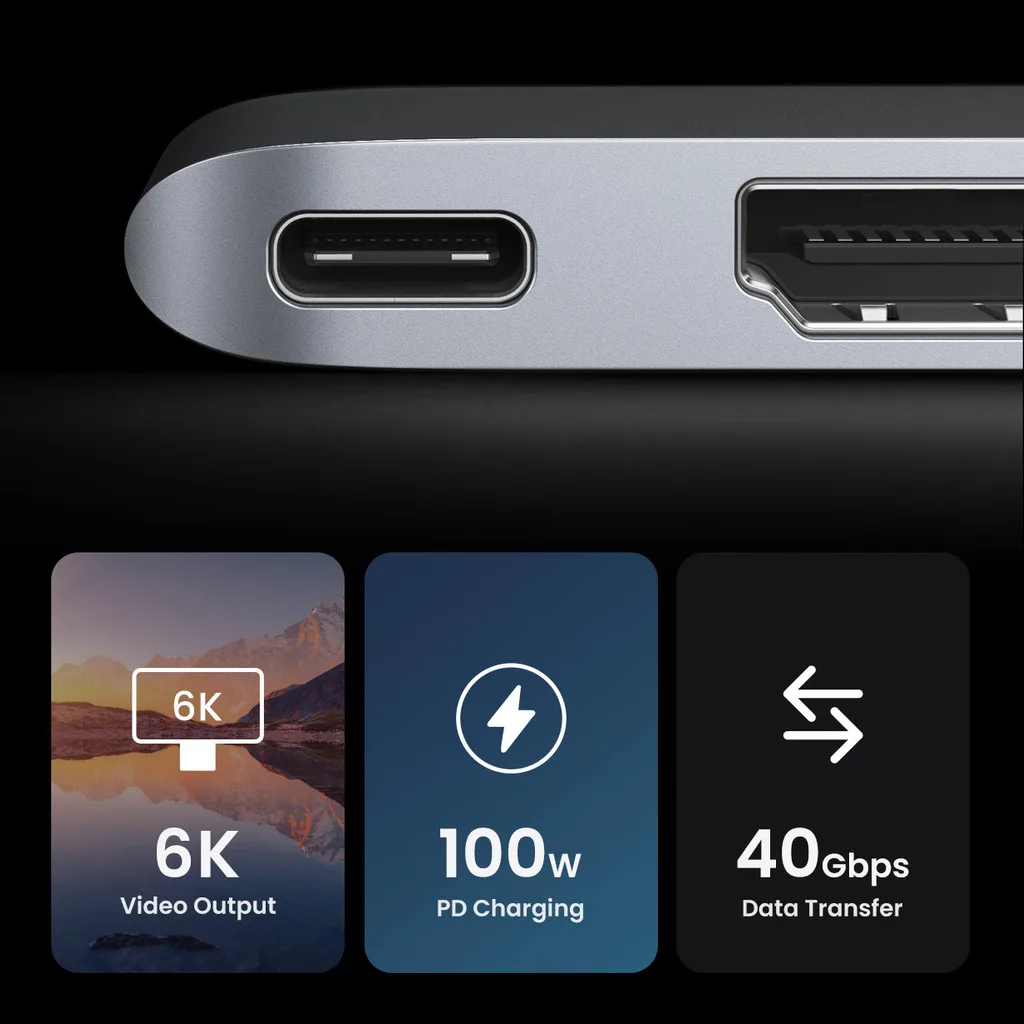 Ugreen CM380 USB-C Hub Apple MacBook Air/Pro
