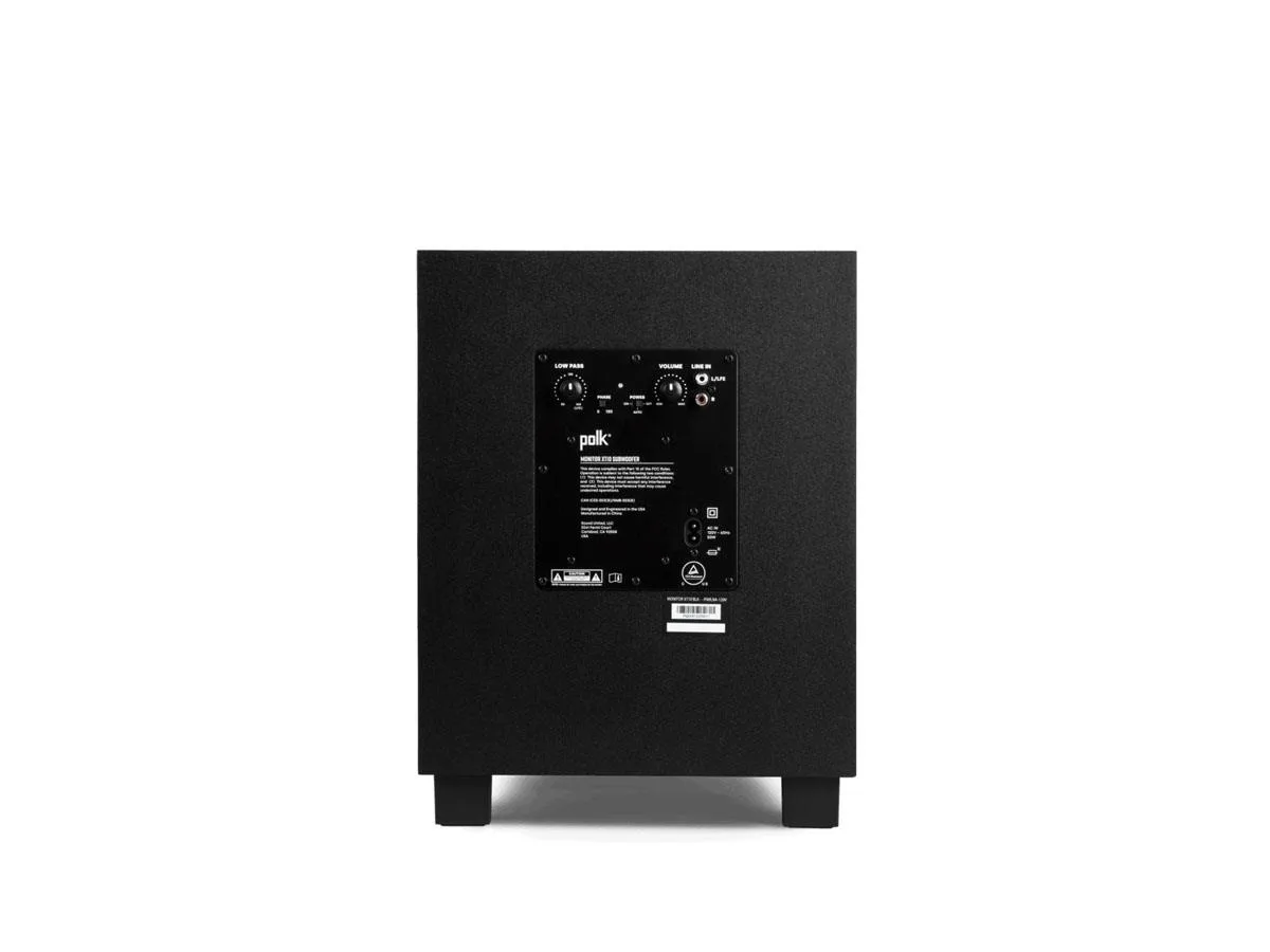 Polk Audio MXT10 Subwoofer Black