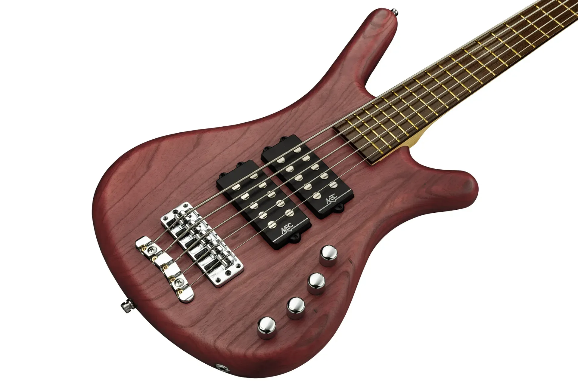 Warwick RockBass Corvette $$ 5-String Burgundy Red Transparent Satin
