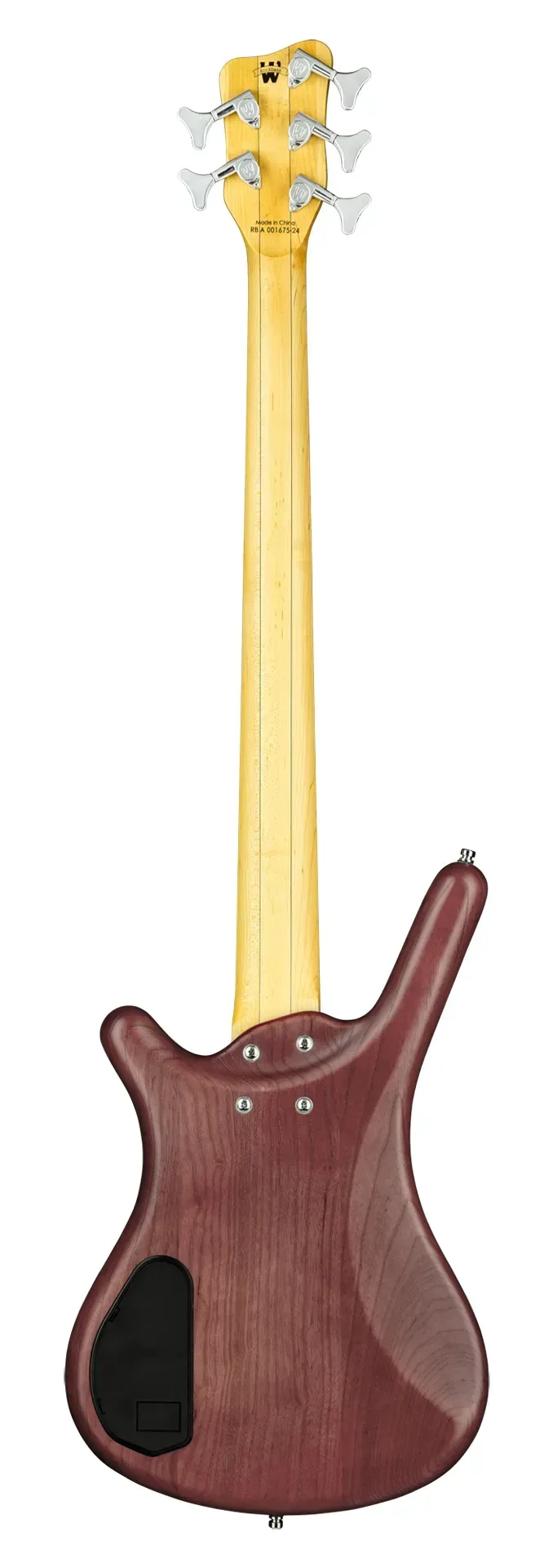 Warwick RockBass Corvette $$ 5-String Burgundy Red Transparent Satin