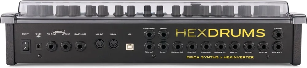 Decksaver Erica Synths Hexdrums Cover