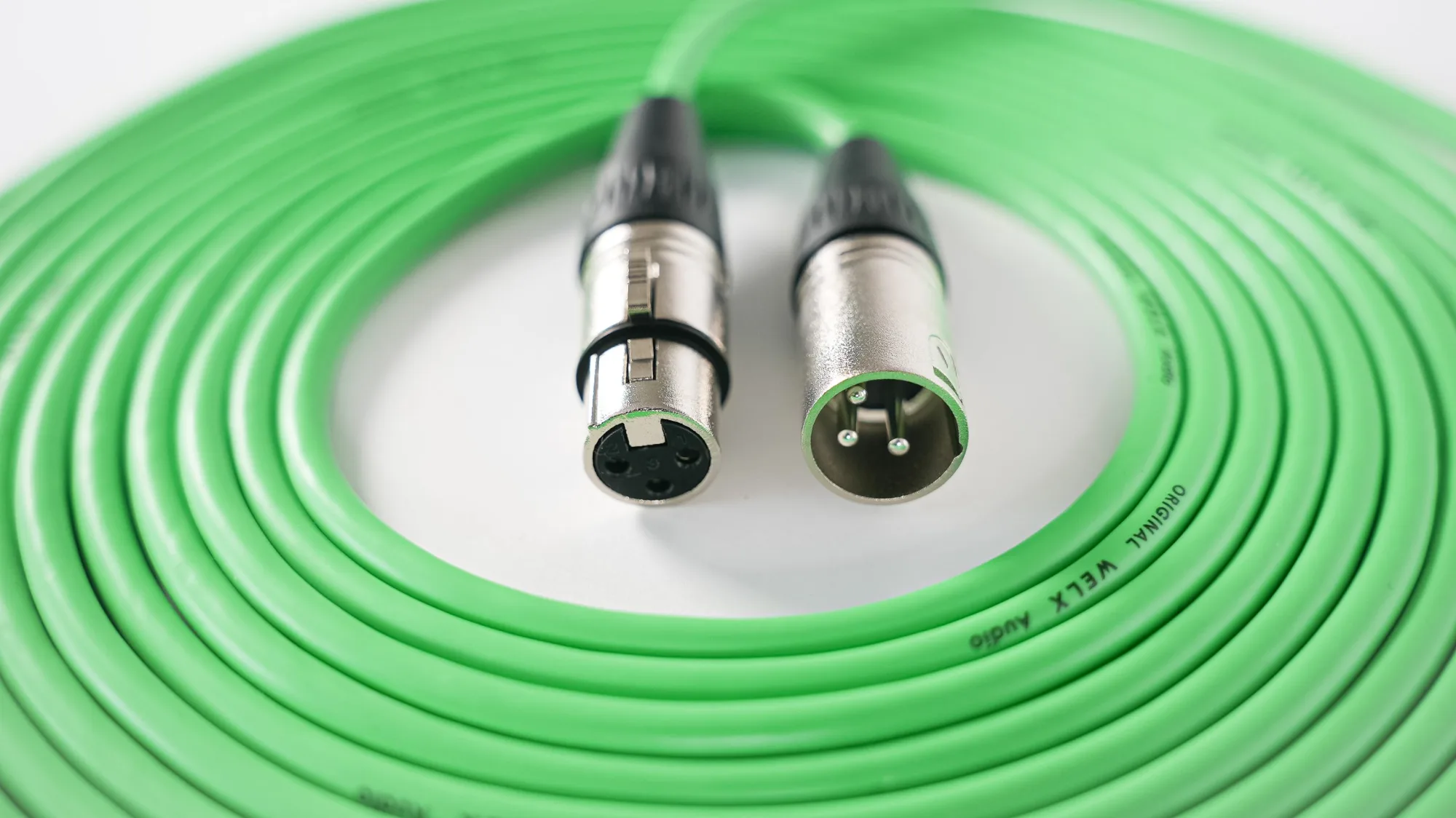 Welx 1xXLR Ma > 1xXLR Fe Green 3m