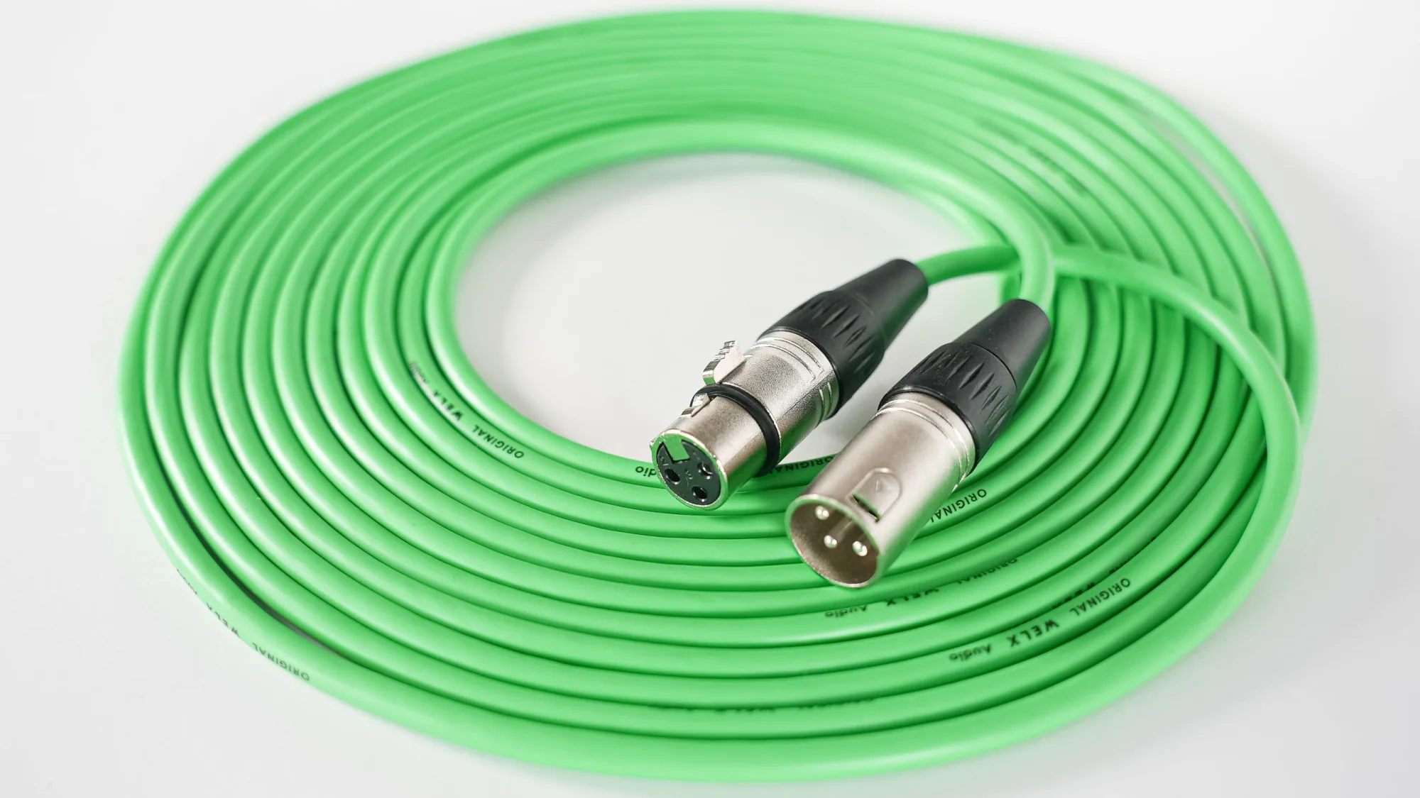 Welx 1xXLR Ma > 1xXLR Fe Green 3m
