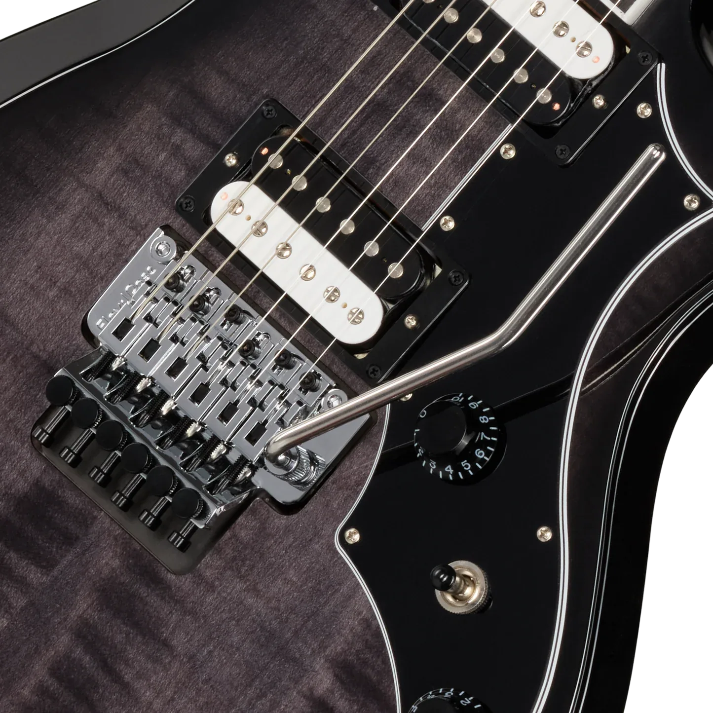 Gibson Victory Floyd Rose Translucent Ebony Burst