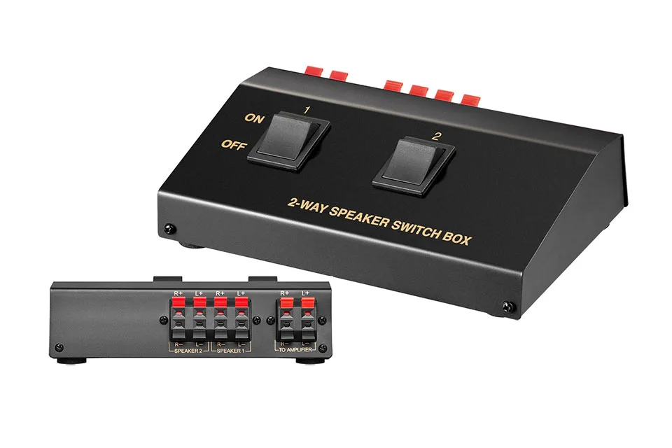 Goobay Speaker Selector Spring Clamp x4 8Ohm