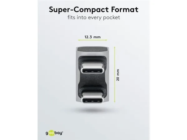 Goobay USB-C Plug USB4 Up/Down 8K