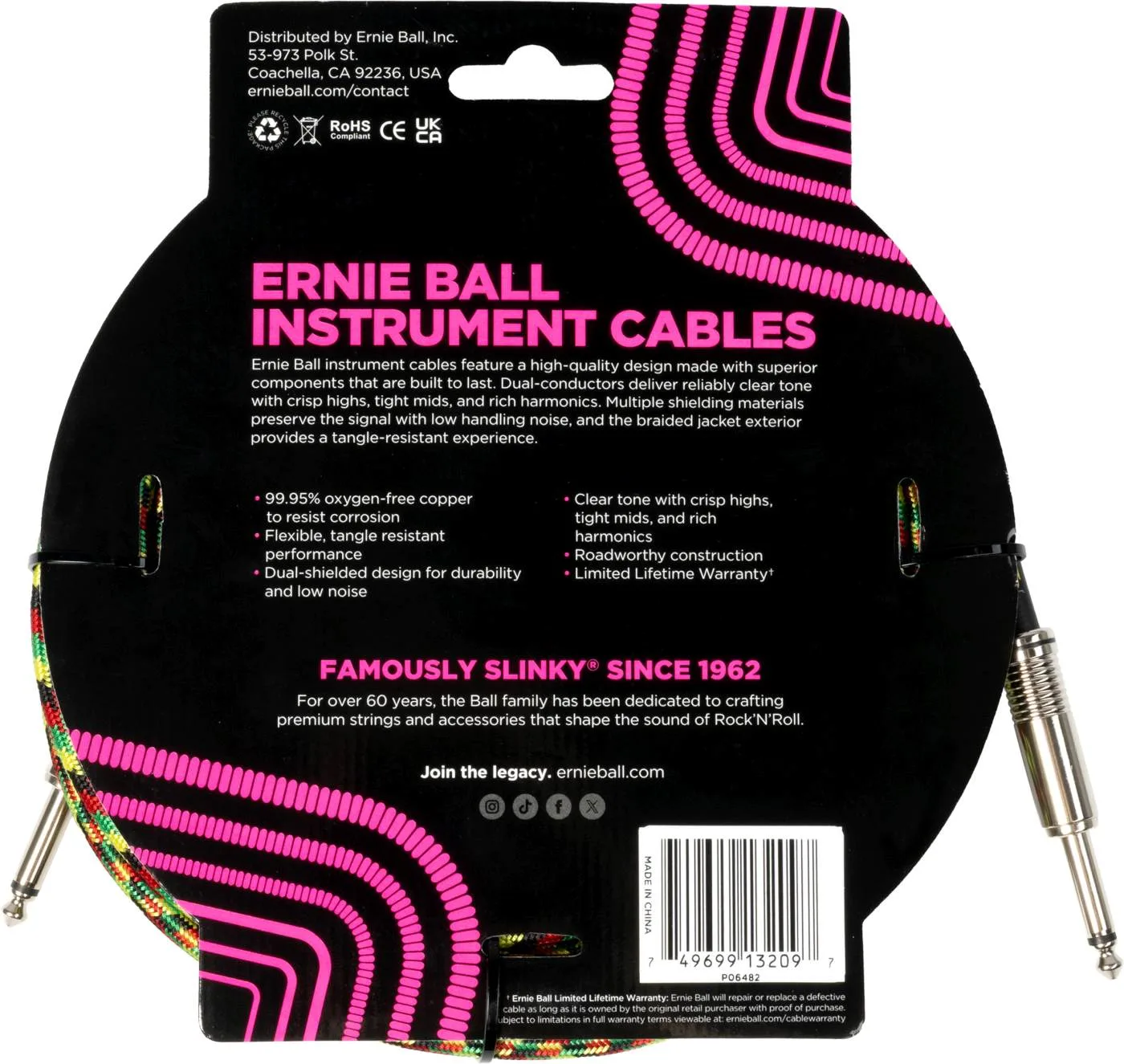 Ernie Ball 6482 Good Vibrations 5.4 meter