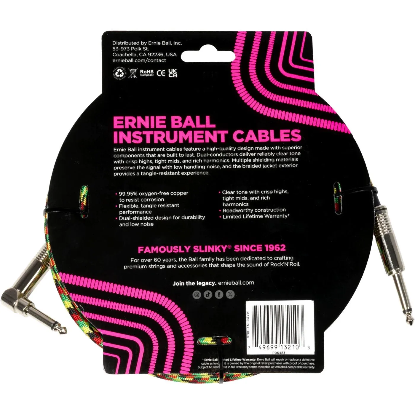 Ernie Ball 6483 Good Vibrations 5.4 meter