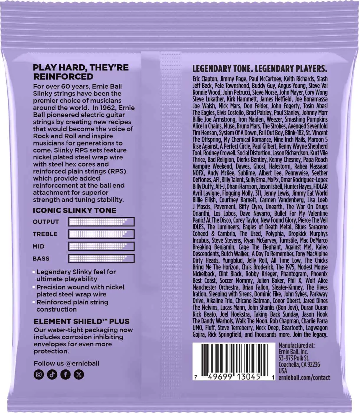 Ernie Ball 2244 RPS Super Slinky