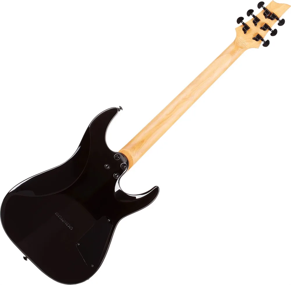 Schecter C-1 Standard Black Fade Burst BURL BFBB Left