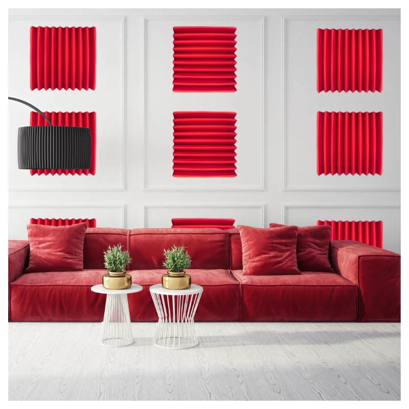 DNA Professional AM4 Red Acoustic Panel 12-pack