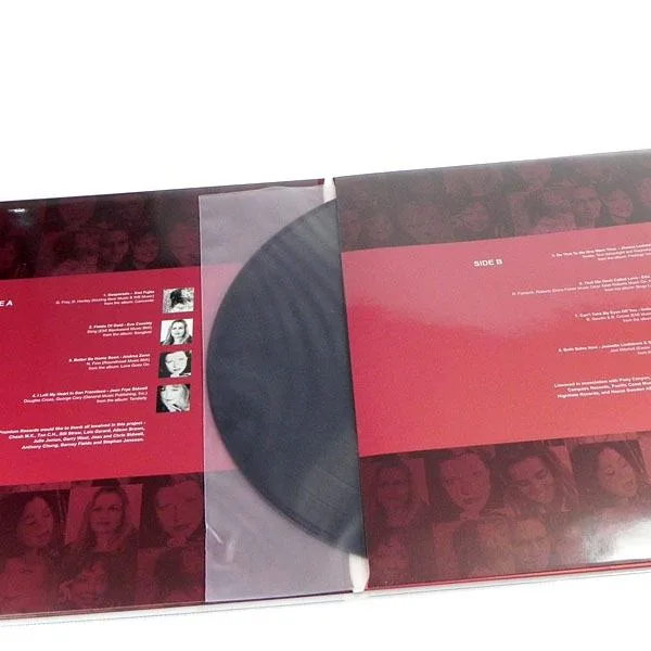 Noname Double LP-Cover PVC 10-pack