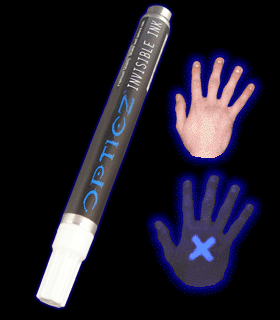 UV UV Reactive Invisible Hand Marking Pen