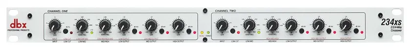 dbx 234xs Stereo 2/3 Way, Mono 4-Way Crossover
