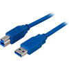 Cable USB 3.0 Type A Ma - Type B Ma 2m, Blue