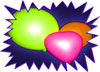 UV UV Oval Balloons 30cm (helium quality)