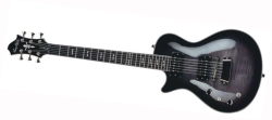 Hagström Ultra Swede Left Cosmic Black Burst