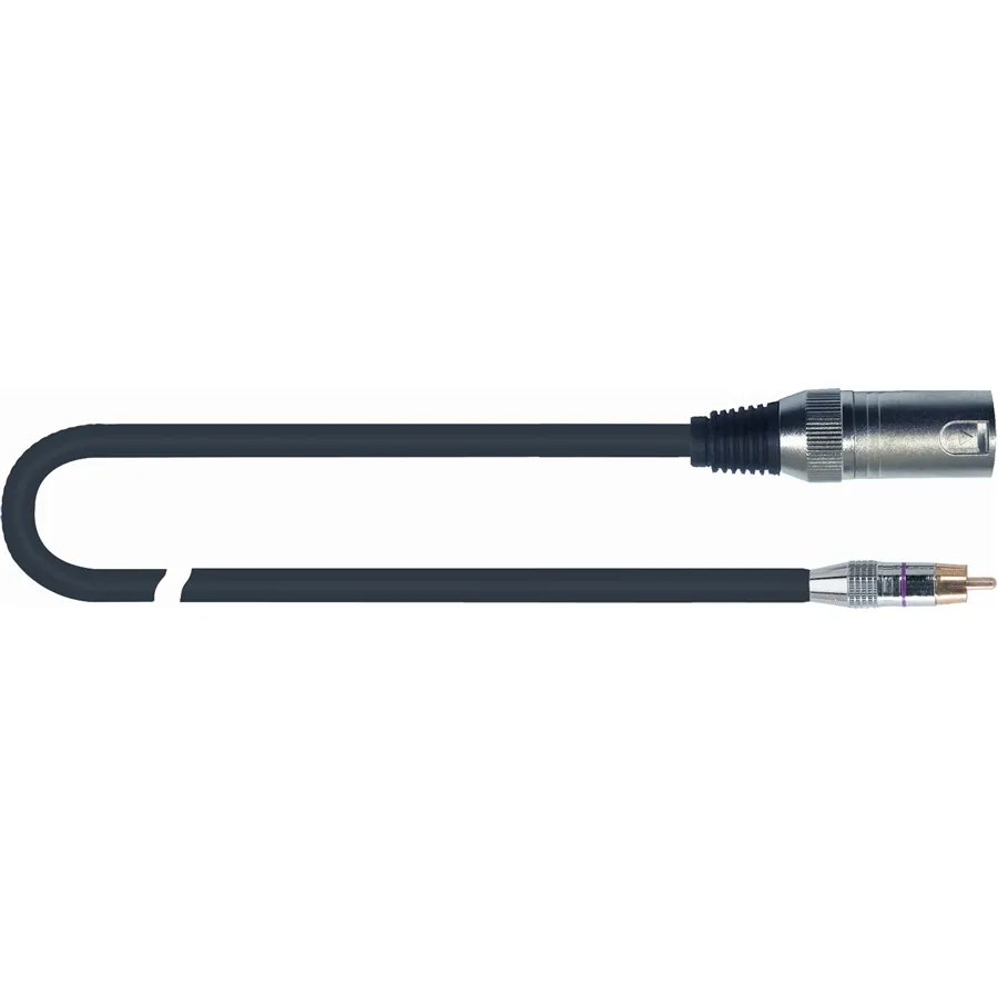 Quik Lok 1xXLR Ma > 1xRCA Ma 6m