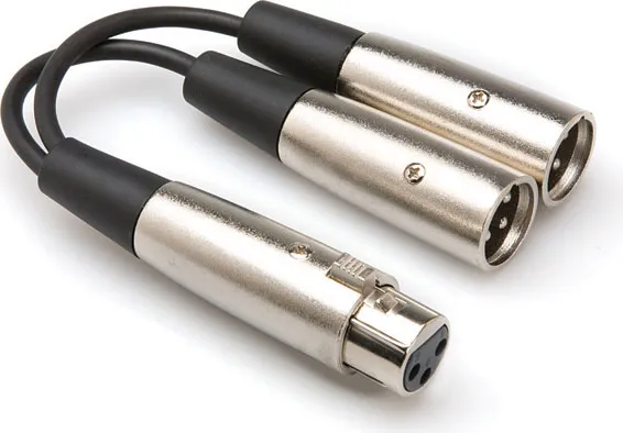 Hosa XLR3F to Dual XLR3M