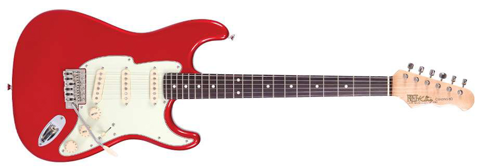 Fretking GREEN LABEL CORONA 60 - CANDY APPLE RED