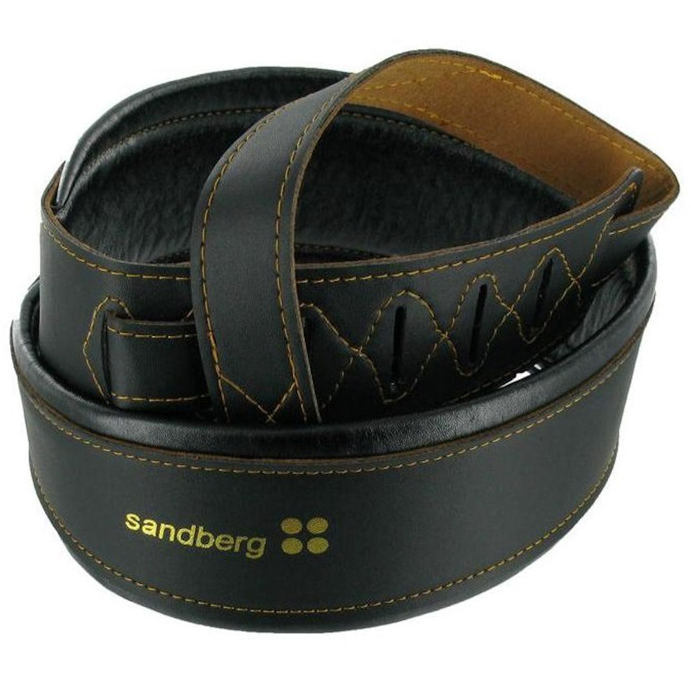 Sandberg Leather Strap 7mm Black XL 140 cm