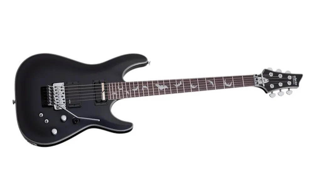 Schecter Damien Platinum-6 Floyd Rose Satin Black