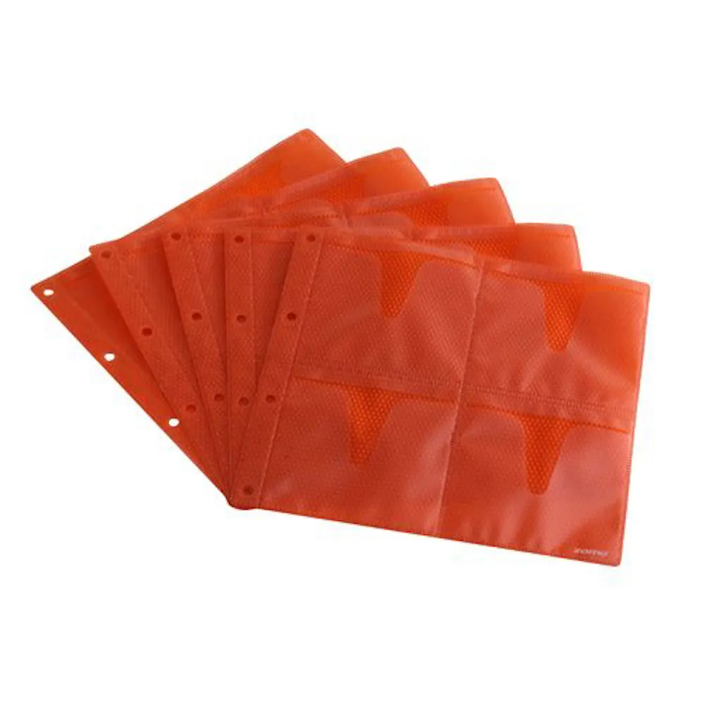 Zomo CD Sleeve 10 x 8 CDs Premium Edition Red