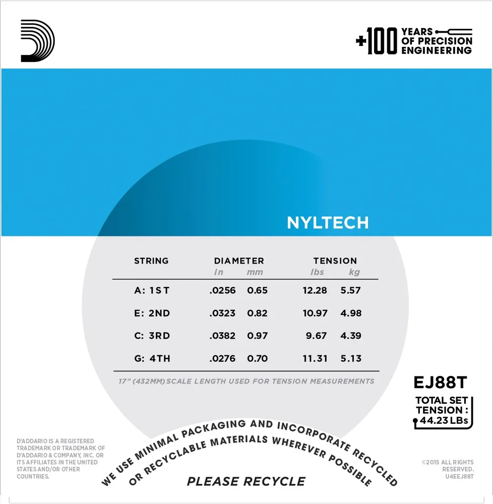 D'Addario EJ88T