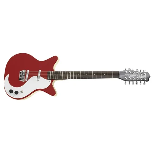 Danelectro Double Cut. 12-string Guitar Red