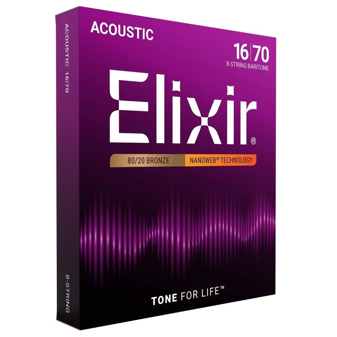 Elixir NWAB Baritone 8 string 016-070