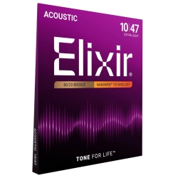 Elixir 11002 Acoustic 80/20 Bronze NANOWEB 010-047