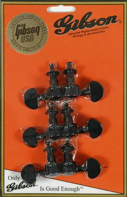 Gibson MH-030 Kidney Tuner Set Black